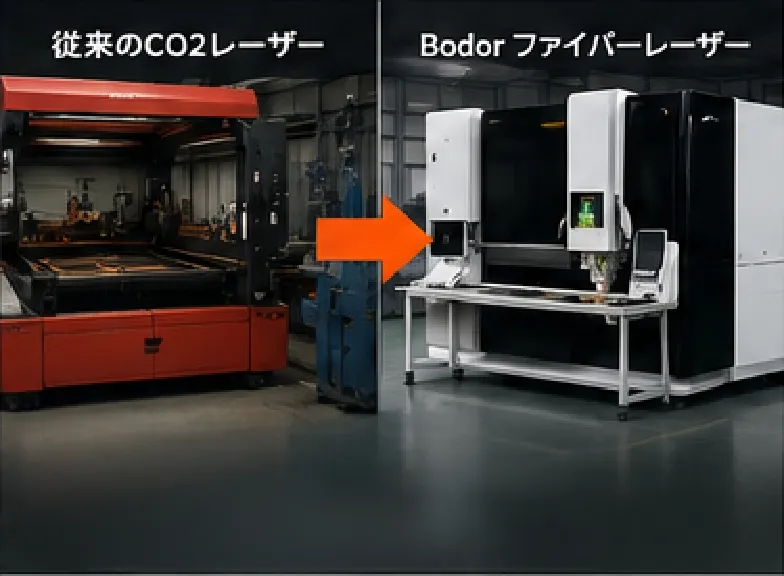 CO2レーザーから更新した事例